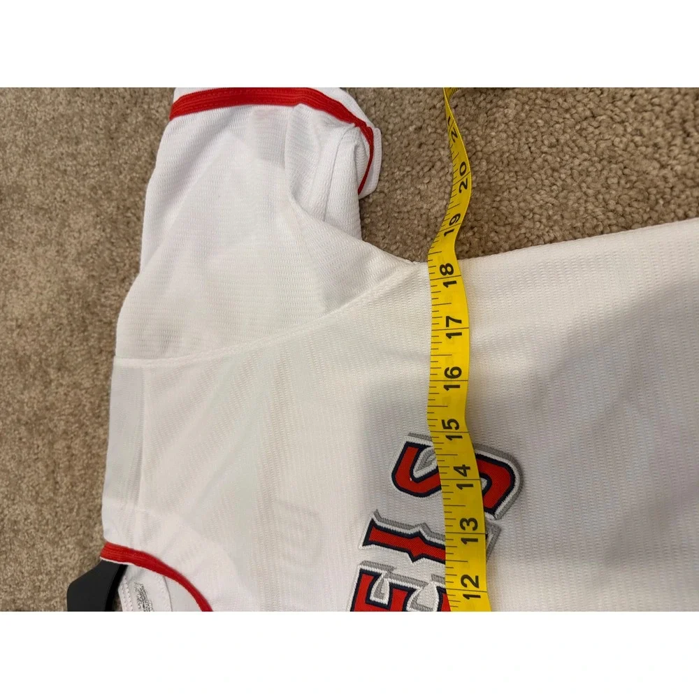 Majestic Shohei Ohtani Angels Kids L White Good Jersey MLB Baseball Sportswear